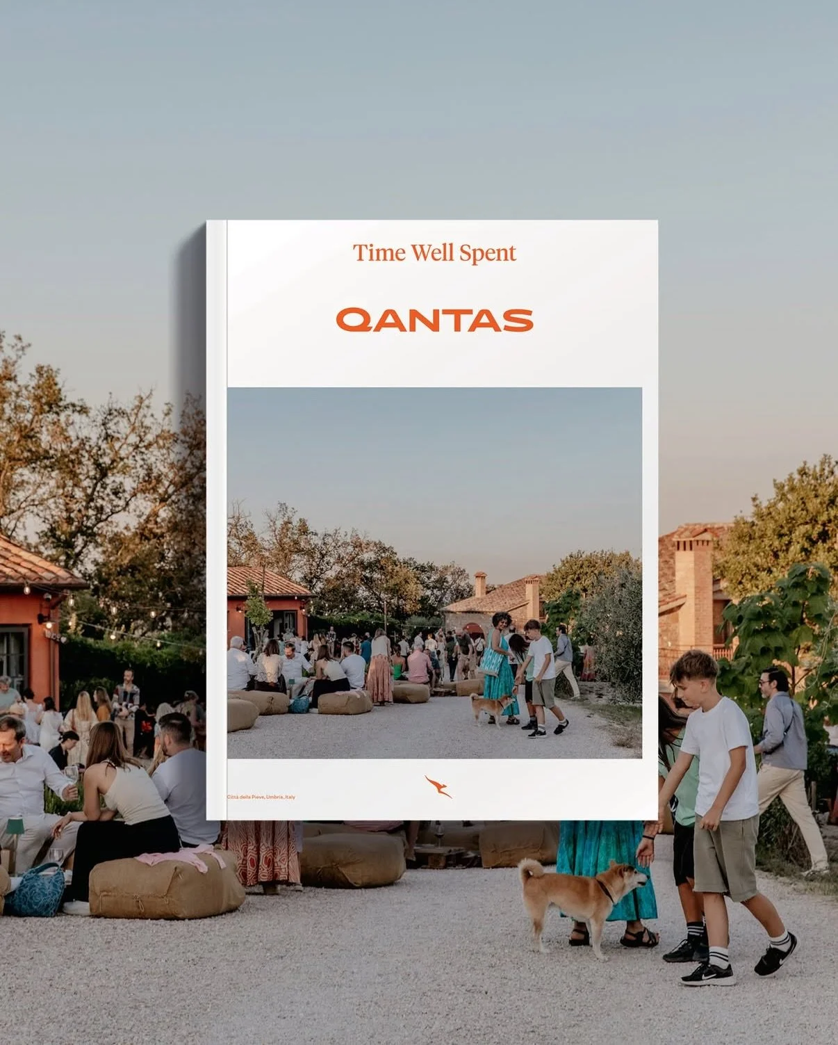 FRONT COVER @qantastravelinsider December issue - out today on @qantas flights! This issue is all about community &amp; connection with a delightfully wholesome 11-page feature on the small Umbrian hilltop town of Citt&agrave; della Pieve, which I vi