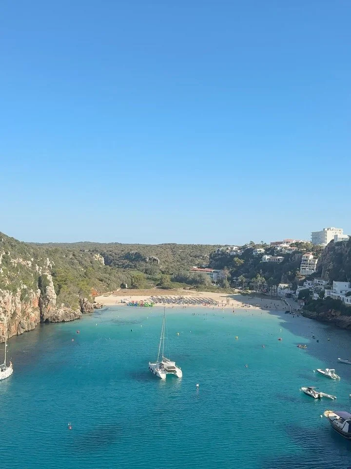 Menorca, Sep 2026. ⛱️ 
And not a CoolCabana in sight, (no shade) hehe. 

Also I wonder how many Mediterranean beaches is enough in one&rsquo;s lifetime&hellip; LOL kidding I wanna see them ALL x 

#menorca #spain #calaenporter