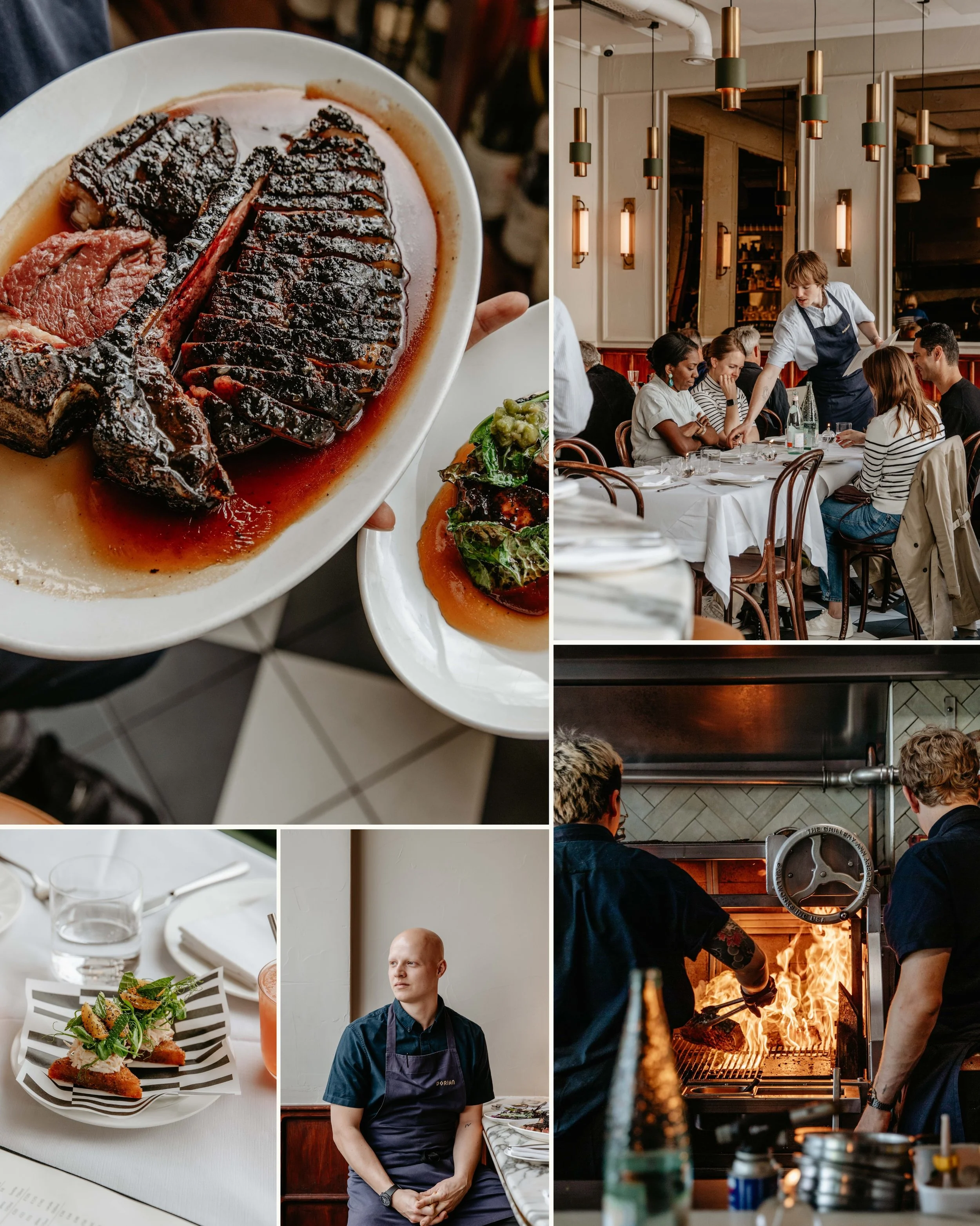 Another staple in the London-treat-yourself diet&hellip; @dorian.nottinghill shot for @broadsheet.london in the lead up to our launch last year. 🔥 

Was very lucky to get a taste of this melt-in-your-mouth, flame-licked T-bone steak! 🔥 One of the b