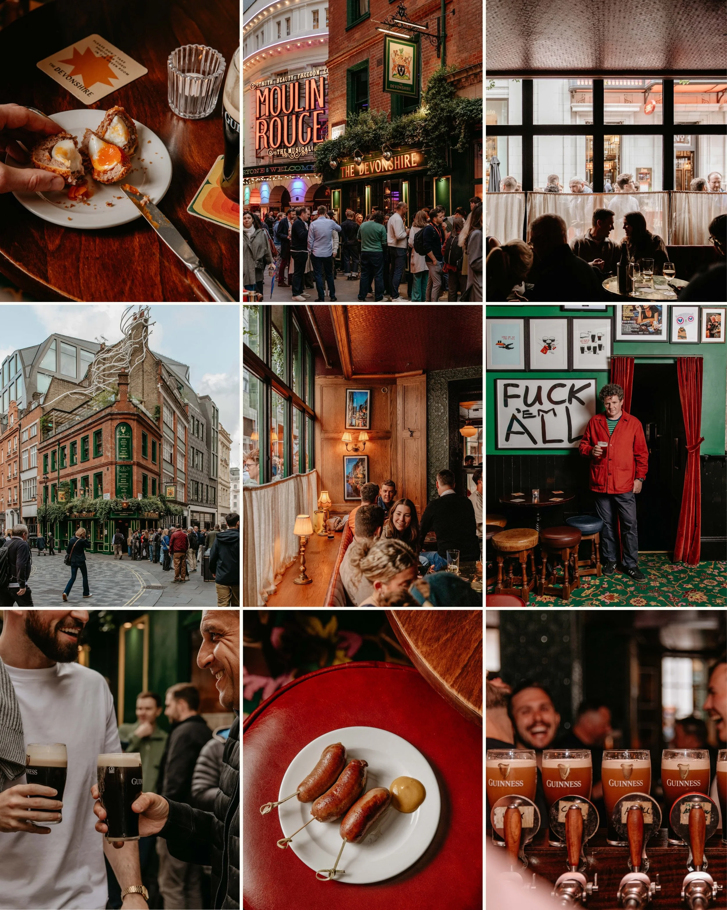 @devonshiresoho 💚💚 Heard of it? ;)

Shot for @broadsheet.london just 2 weeks fresh into my London life last year. I&rsquo;d never heard of it. Not sure I&rsquo;d even had a &ldquo;vertical pint&rdquo; yet at that point either - naww! Discovered my 