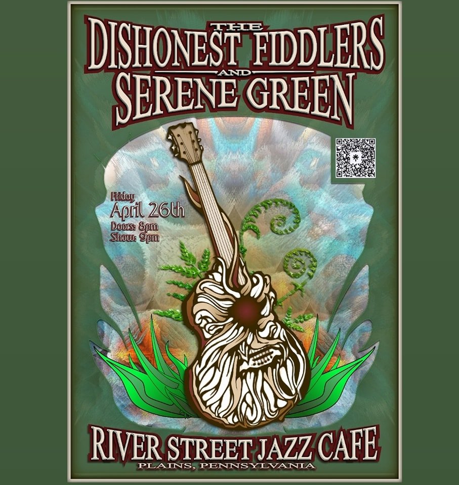 We are stoked to team up with Serene Green this FRIDAY at the River Street Jazz Cafe for our official ALBUM RELEASE SHOW. Presale tickets are still available. Spread the word!!!

#browngrass
#thedishonestfiddlers
#serenegreen
#bluegrass
