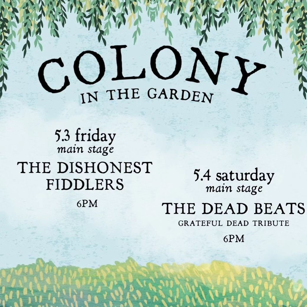 #WOODSTOCK!!
CAN'T WAIT to see ya FRIDAY night!!! We'll be playing at The Colony in the Beergarden starting at 6pm

#BROWNGRASS
#thedishonestfiddlers
@colonywoodstockny