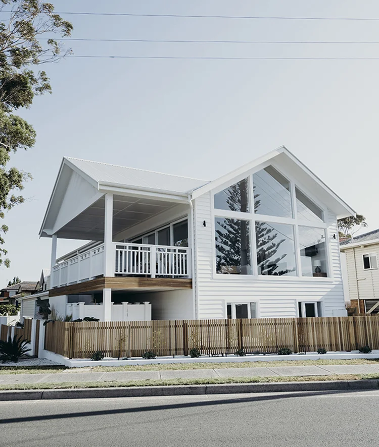 After: Northern exterior