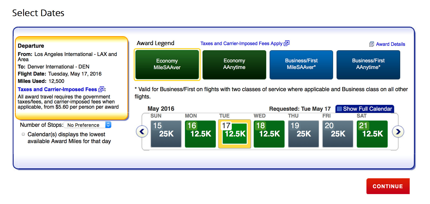 For Avios availability, you'll need the light green MilesSAAver to be available.