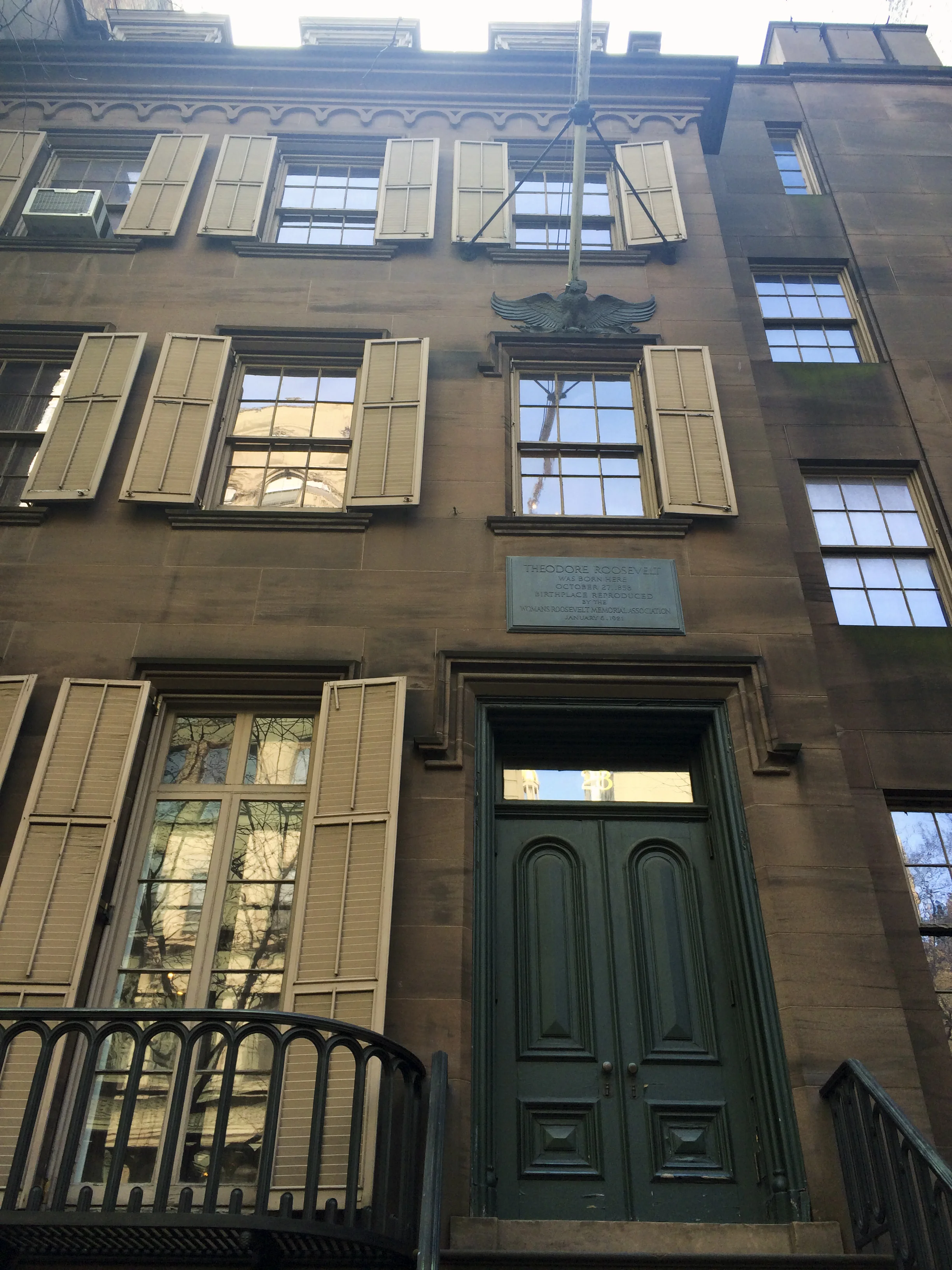 Theodore Roosevelt Birthplace, photo by Derek Wright.