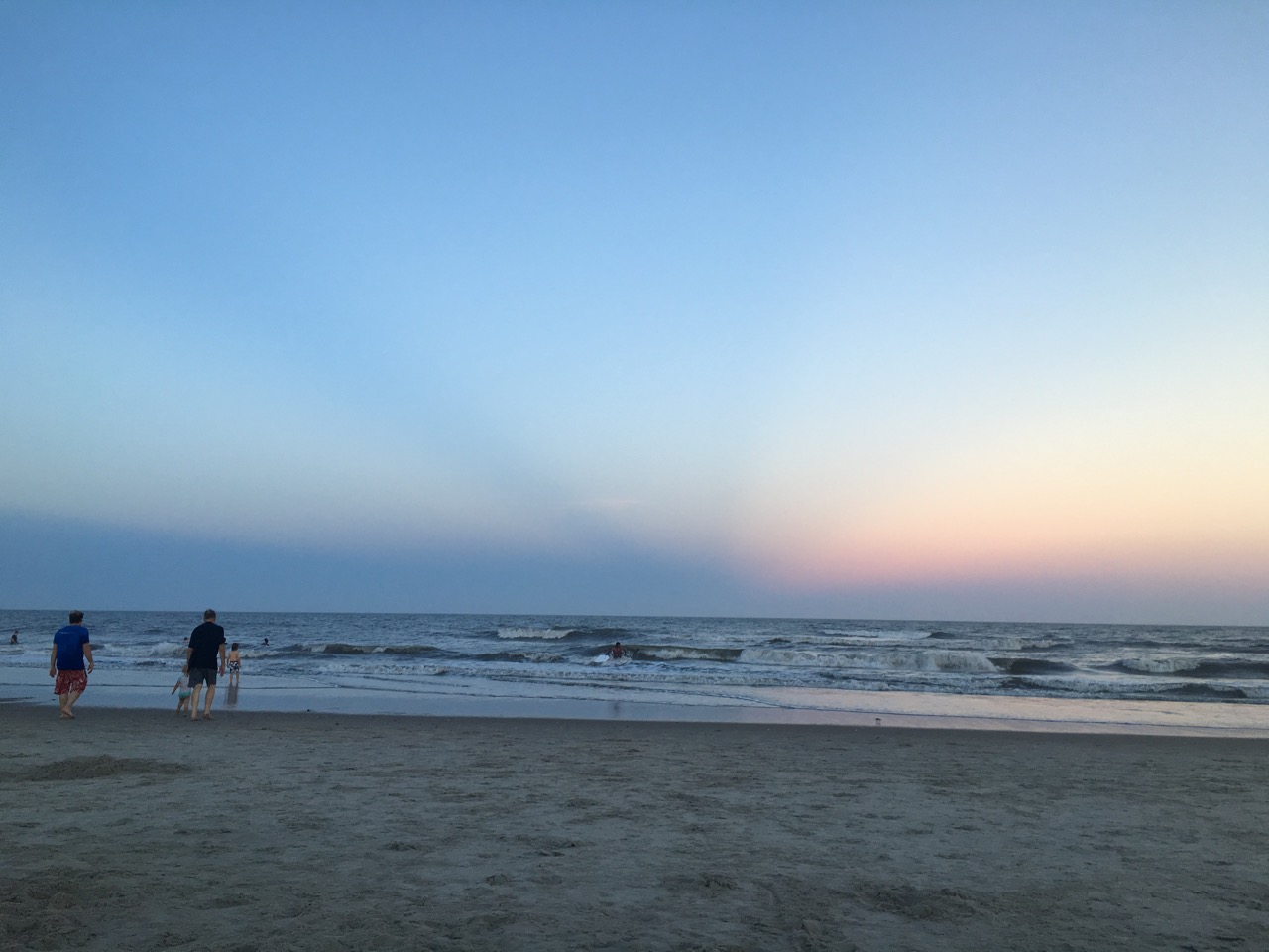 Sunset on Assateague Island's southern shores, part of Chincoteague National Wildlife Refuge in VA.