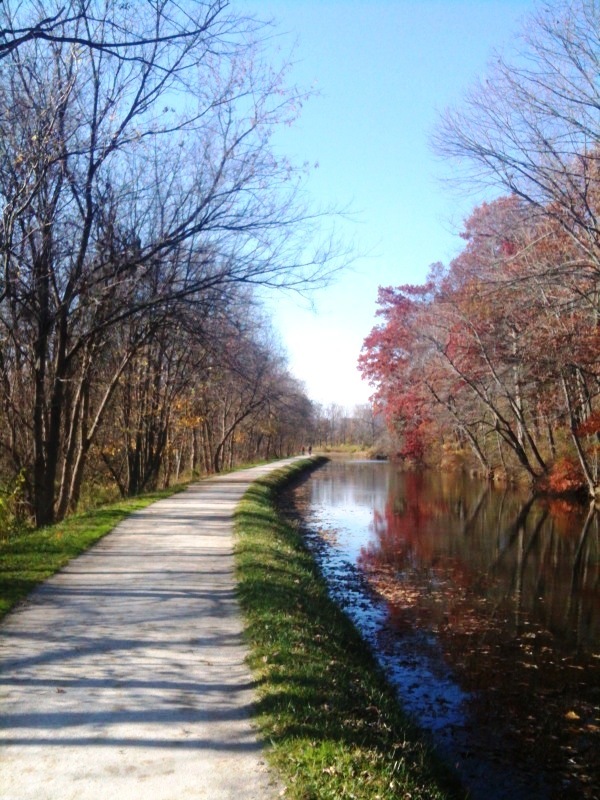 Along the Ohio-Erie Canal.