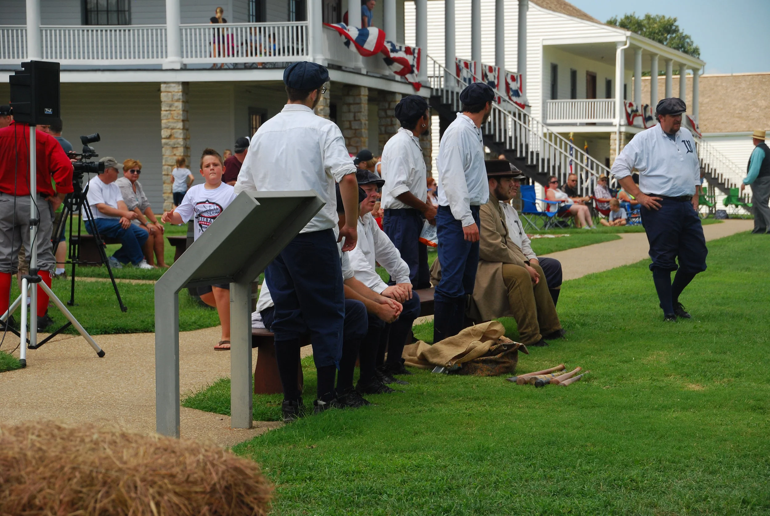Topeka Westerns bench.