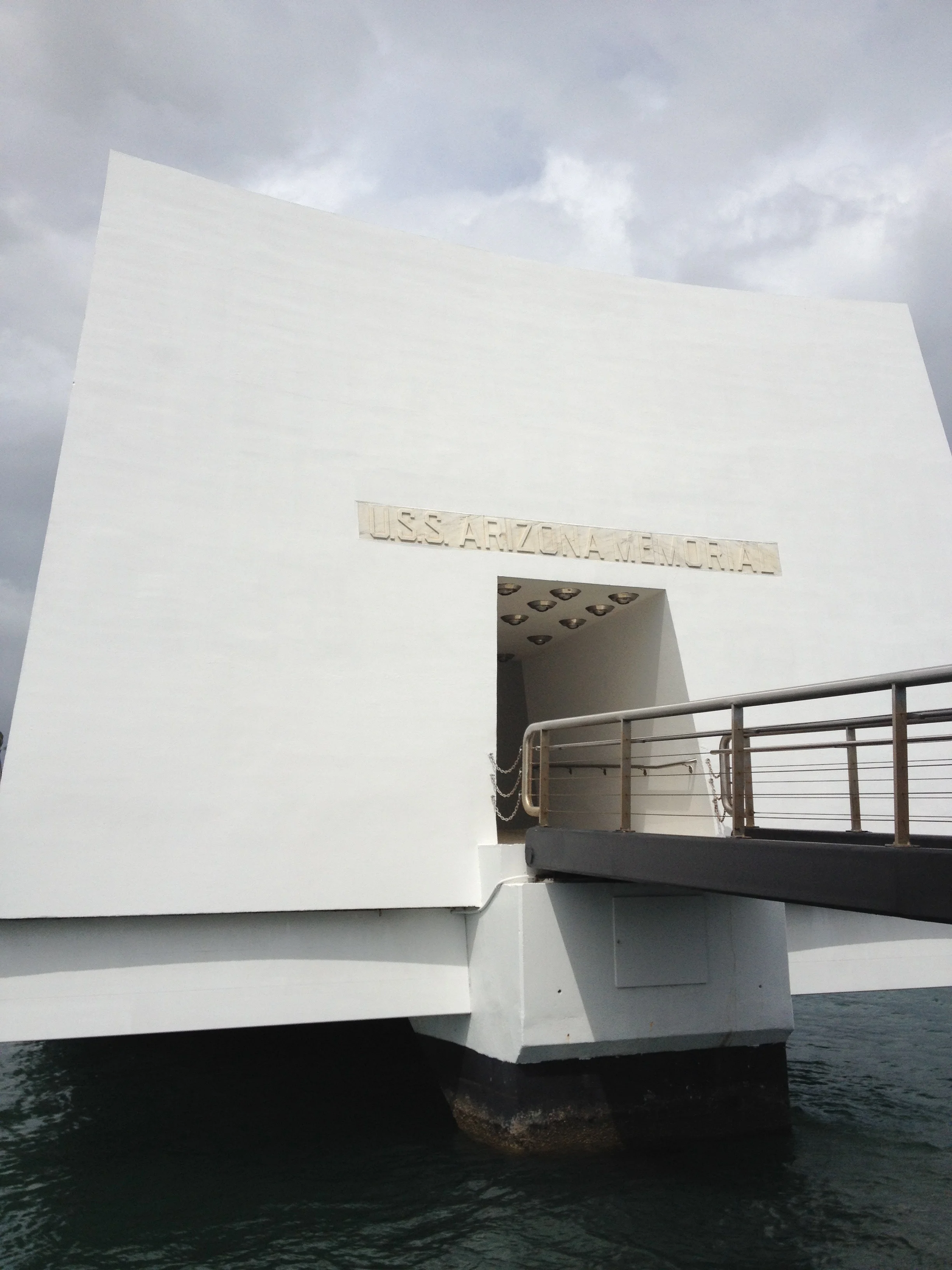 USS Arizona Memorial, photo by Derek Wright.