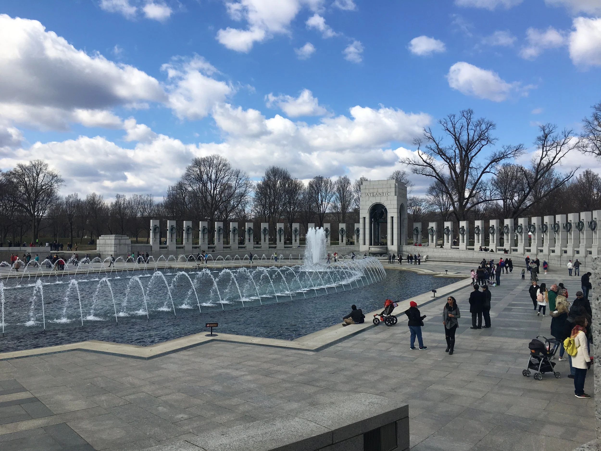 World War II Memorial, photo by Derek Wright.