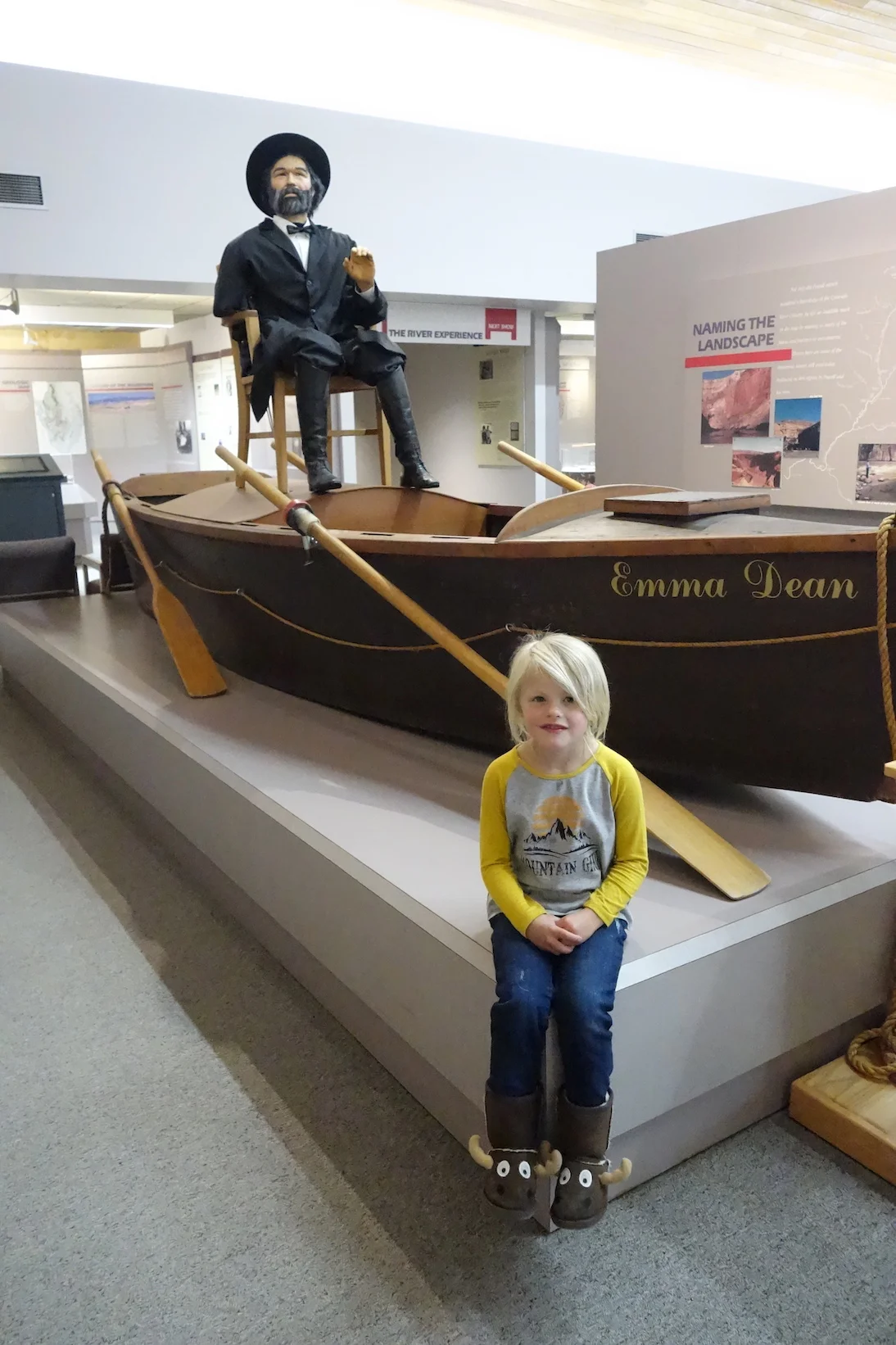 At the John Wesley Powell River Museum, photo by Courtney Johnson