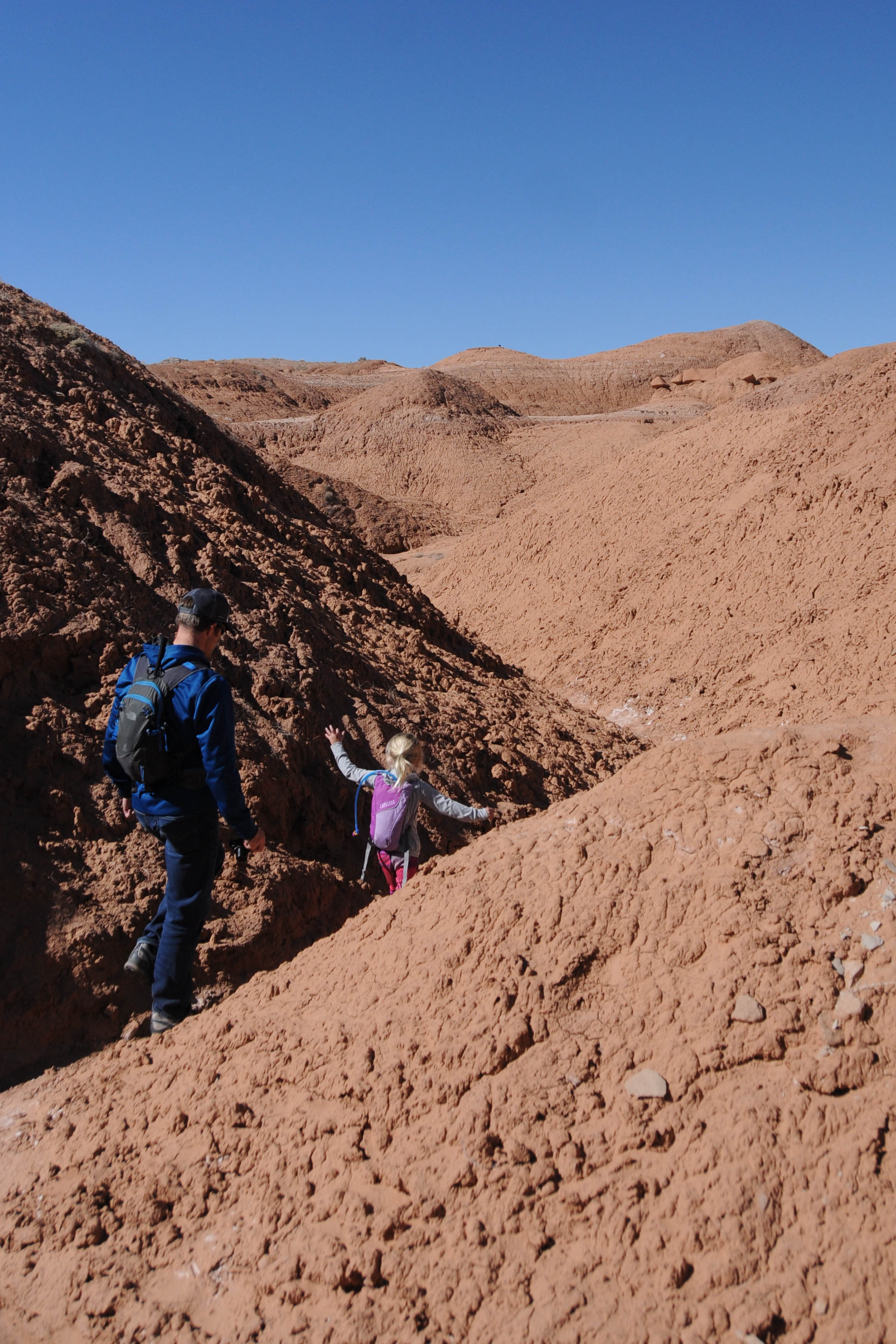Hiking the trails, photo by Courtney Johnson.