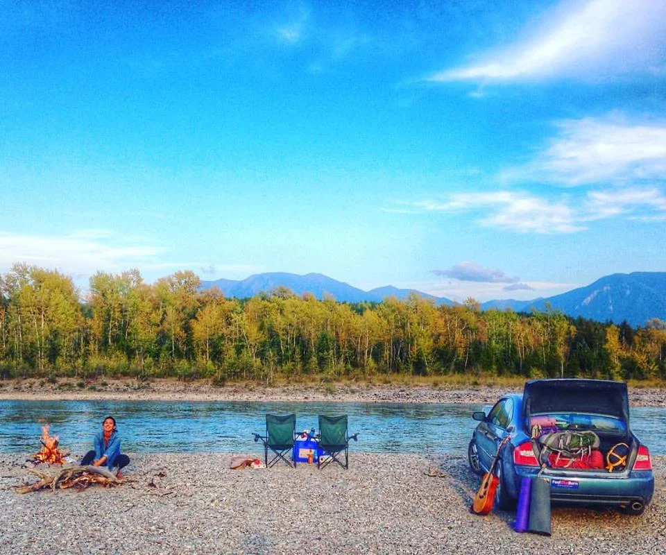 A stop on the road trip, photo by Rachel Attias.