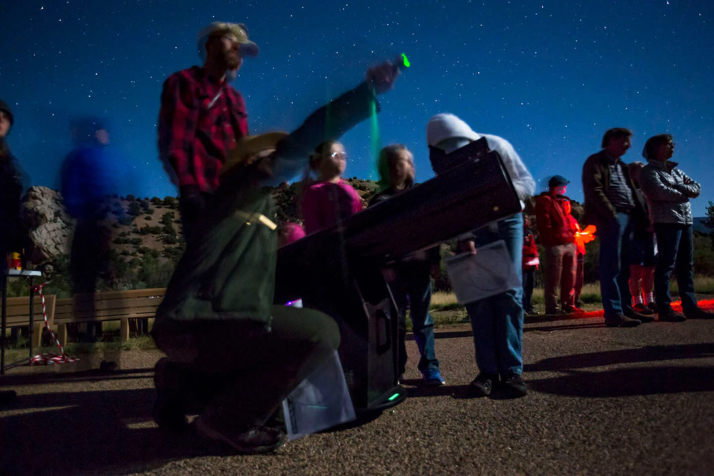 Visitors sky program, photo by Jake Holgerson / NPS.