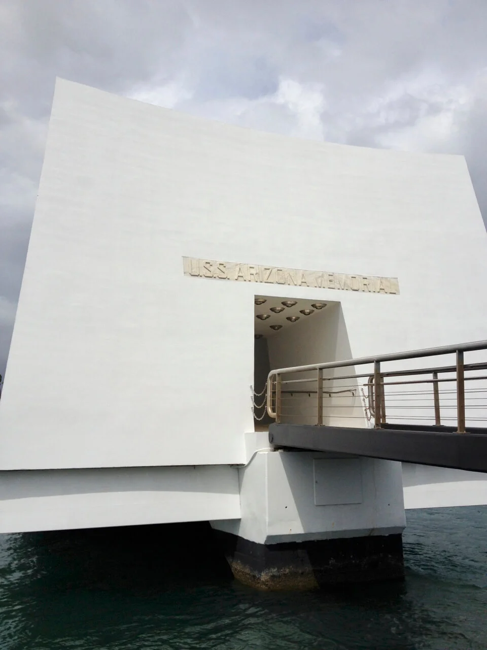 USS Arizona Memorial, photo by Derek Wright.