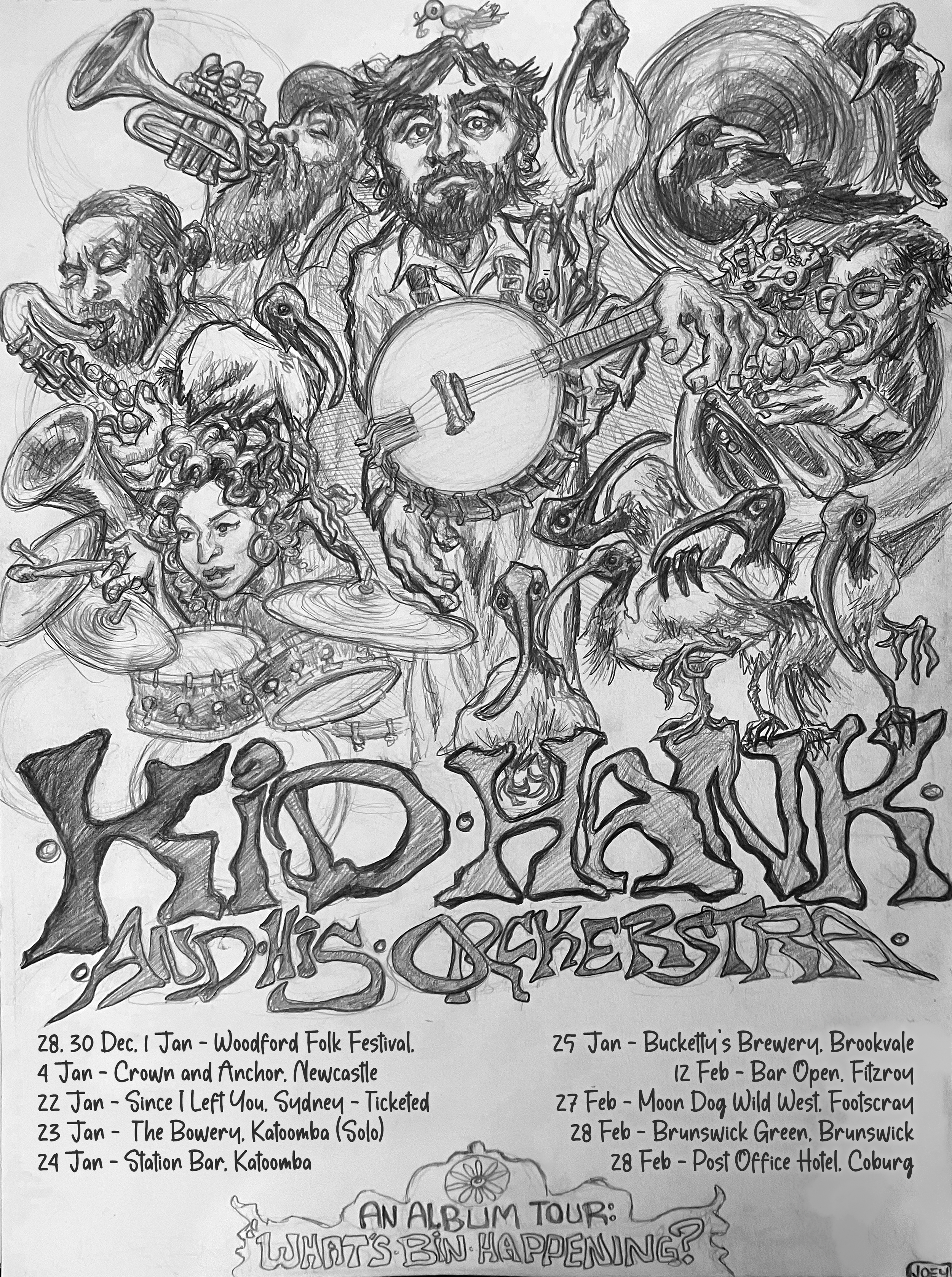 BEER GARDEN: Kid Hank + His Ockerstra