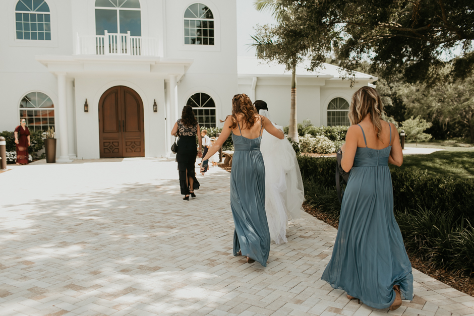 Harborside Chapel Wedding Palm Harbor Hall Bohemian Dusty Steel Blue Clearwater Tampa Wedding Photographer BHLDN Willowwby Thistle Gown White Magnolia Bridal -29.jpg