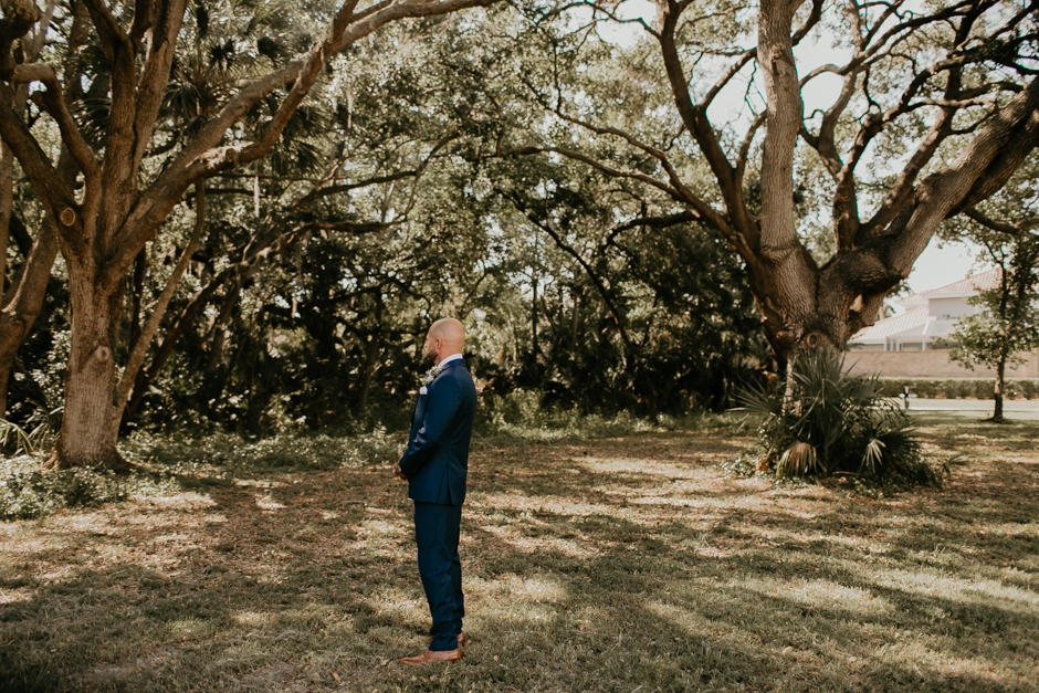 Harborside Chapel Wedding Palm Harbor Hall Bohemian Dusty Steel Blue Clearwater Tampa Wedding Photographer BHLDN Willowwby Thistle Gown White Magnolia Bridal -45.jpg