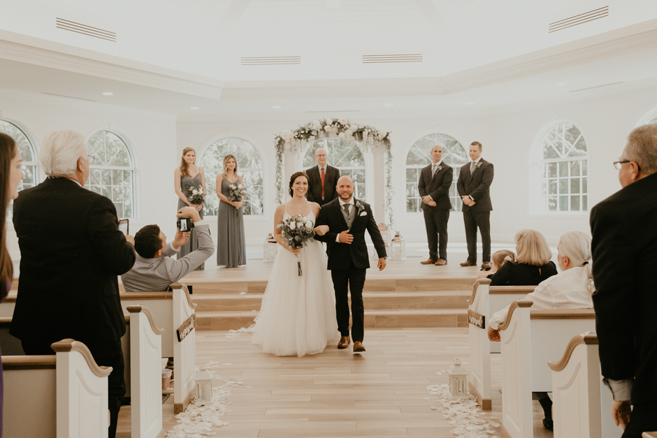 Harborside Chapel Wedding Palm Harbor Hall Bohemian Dusty Steel Blue Clearwater Tampa Wedding Photographer BHLDN Willowwby Thistle Gown White Magnolia Bridal -99.jpg