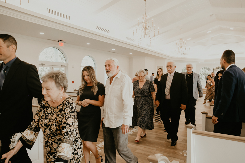 Harborside Chapel Wedding Palm Harbor Hall Bohemian Dusty Steel Blue Clearwater Tampa Wedding Photographer BHLDN Willowwby Thistle Gown White Magnolia Bridal -101.jpg