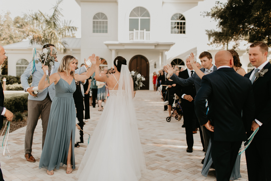 Harborside Chapel Wedding Palm Harbor Hall Bohemian Dusty Steel Blue Clearwater Tampa Wedding Photographer BHLDN Willowwby Thistle Gown White Magnolia Bridal -109.jpg