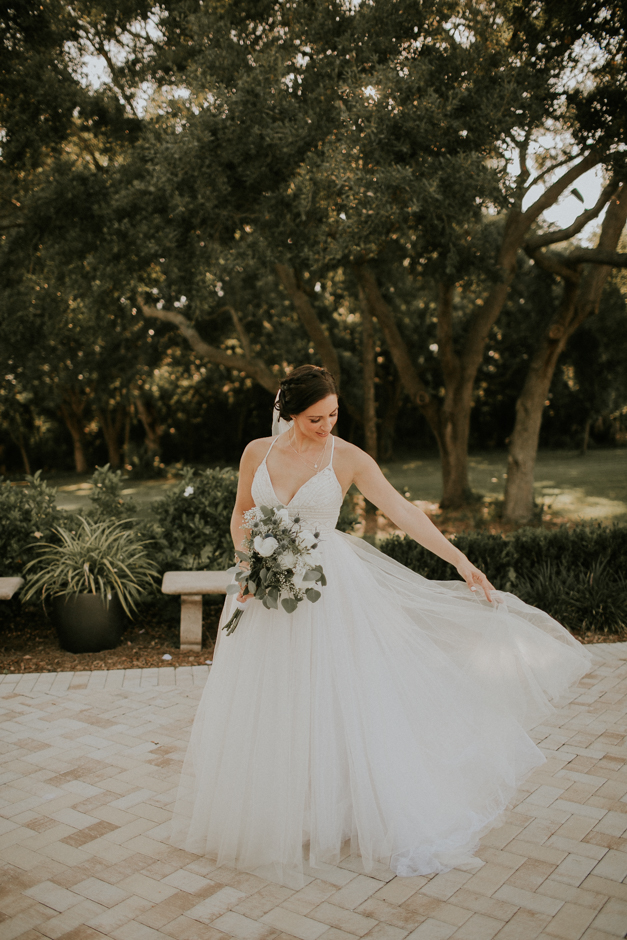 Harborside Chapel Wedding Palm Harbor Hall Bohemian Dusty Steel Blue Clearwater Tampa Wedding Photographer BHLDN Willowwby Thistle Gown White Magnolia Bridal -127.jpg