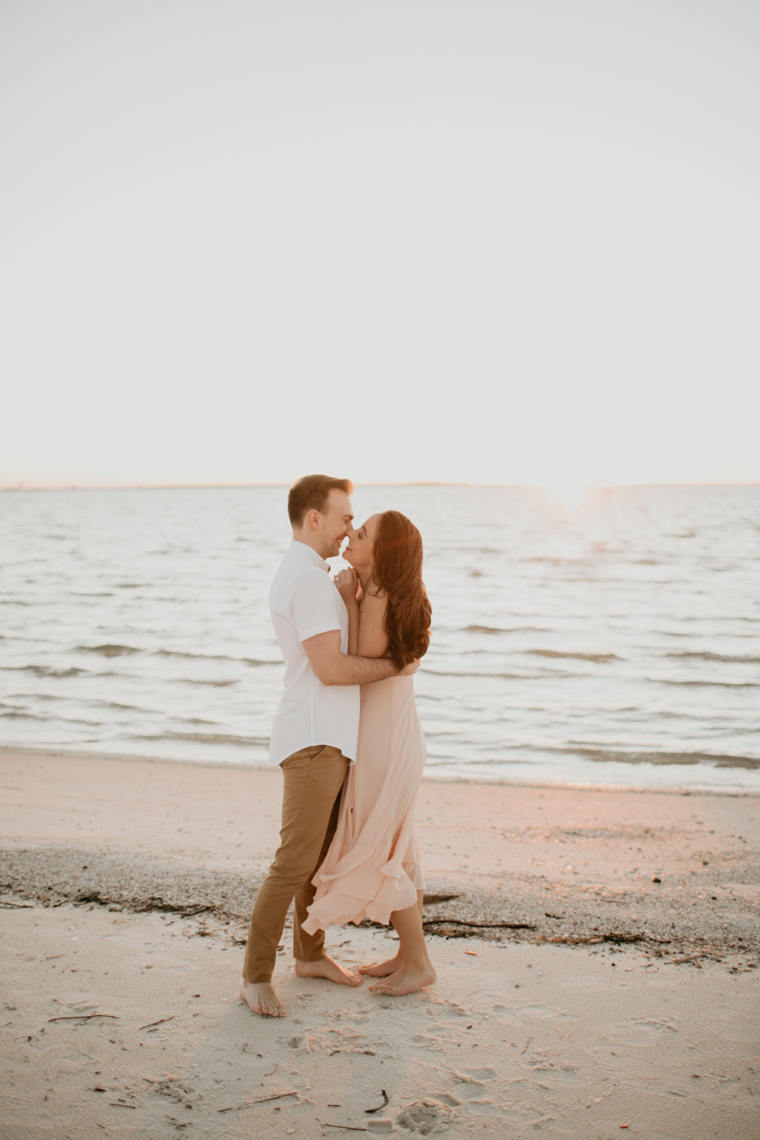 Moody Tampa Engagement Session Natural Tampa Wedding Photographer Tampa Elopement Photographer Beach Engagement Session Cypress Point Park Engagement Session-46.jpg
