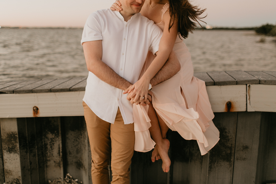 Moody Tampa Engagement Session Natural Tampa Wedding Photographer Tampa Elopement Photographer Beach Engagement Session Cypress Point Park Engagement Session-66.jpg