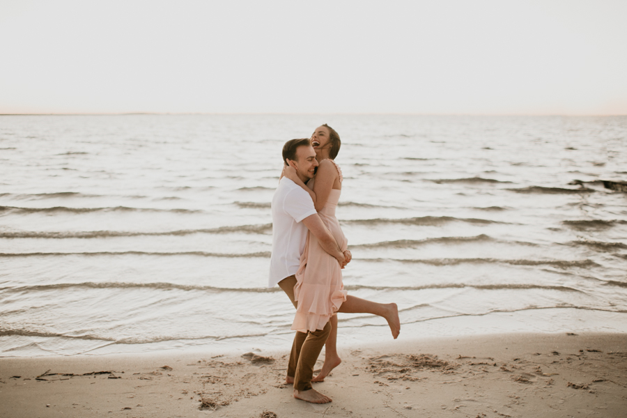 Moody Tampa Engagement Session Natural Tampa Wedding Photographer Tampa Elopement Photographer Beach Engagement Session Cypress Point Park Engagement Session-69.jpg