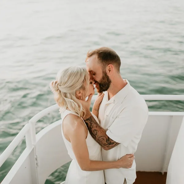 Taylor &amp; Joe | Pass-A-Grille Beach Wedding in St Pete Yacht Starship