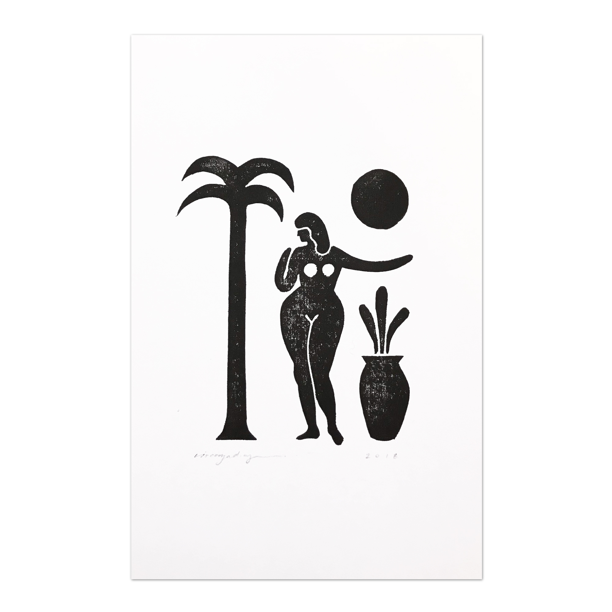 Limited Edition Venus Linocut