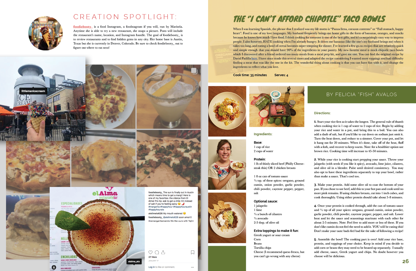 vol. 2 food spread