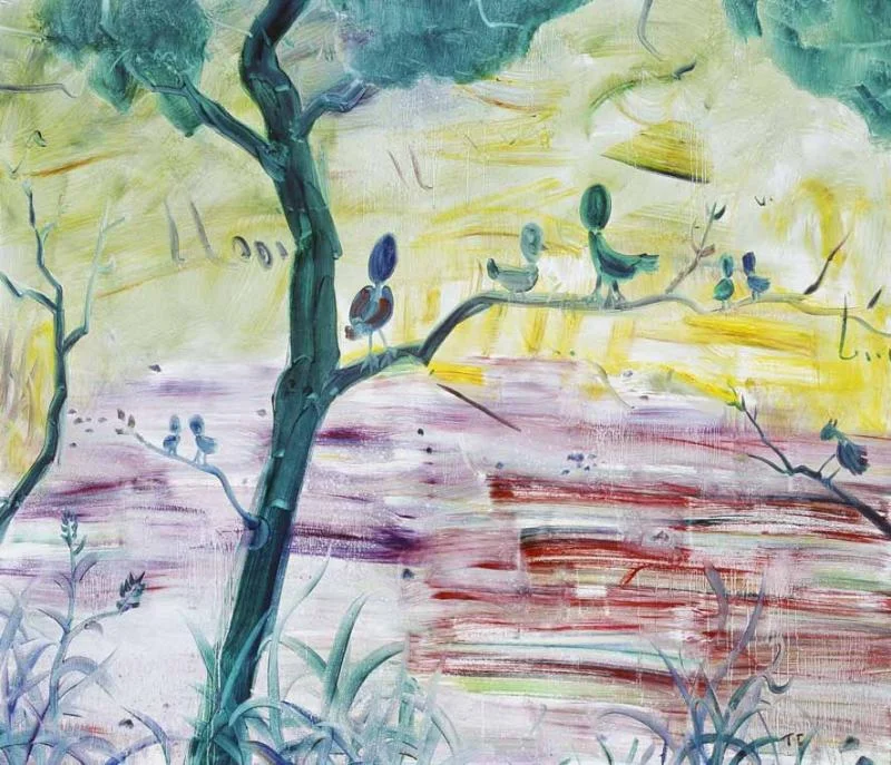  130x150cm 布面油畫 