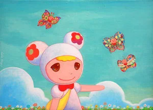 和平的早晨 33.0×24.0cm Acrylic on canvas 2019
