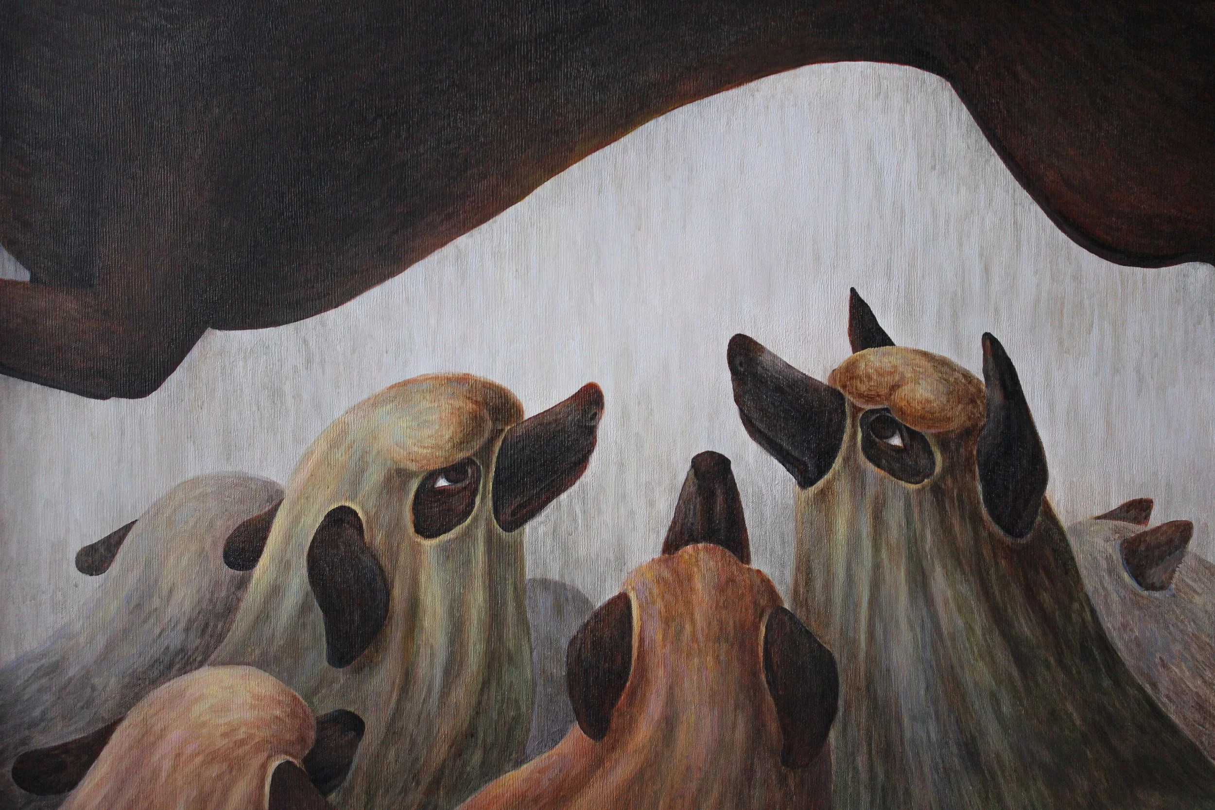 朱媛汝 Chu Yang Zu  創世 Genesis  / 91*64.5cm / 壓克力、畫布  Acrylic / 2022