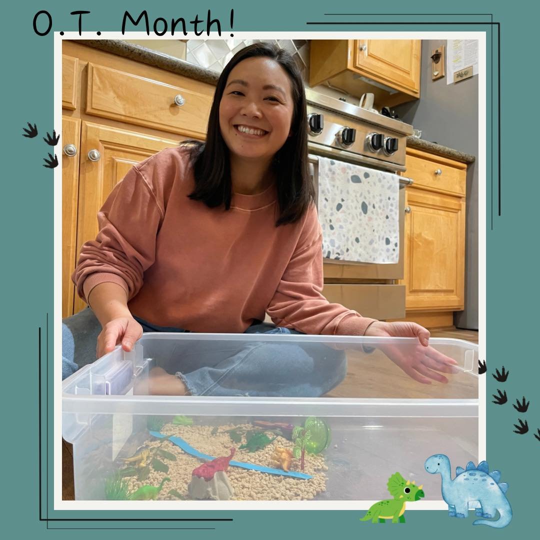 Brianna is our next featured OT this month! She created a simple sensory bin in less than five minutes.

Got cereal?
Got toys?
Got a box?

BOOM!
You have all you need for a simple sensory bin that your child will love!

Some other materials you can u