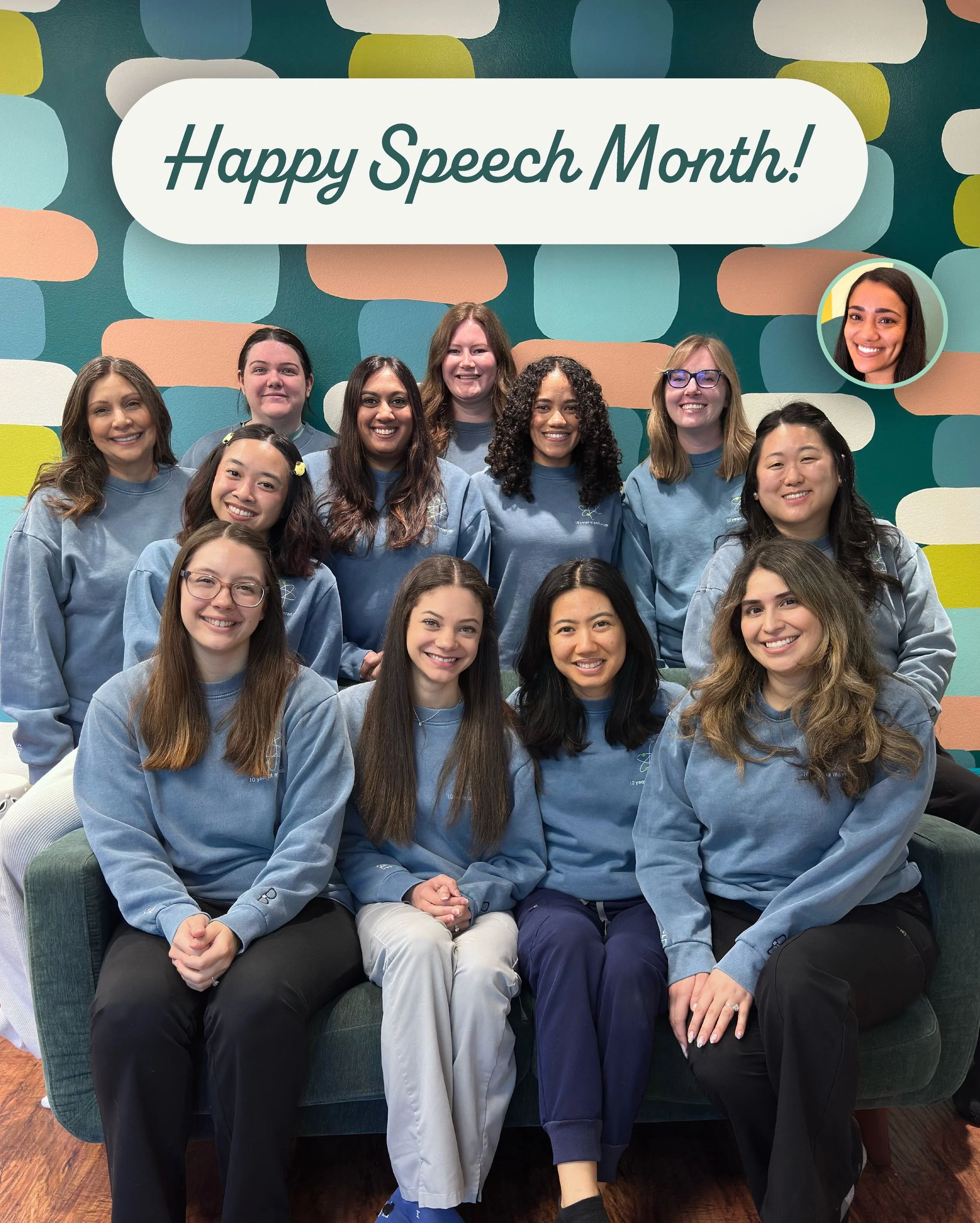 We have the best speech team here at WonderLab! And it just keeps growing!🥳💚