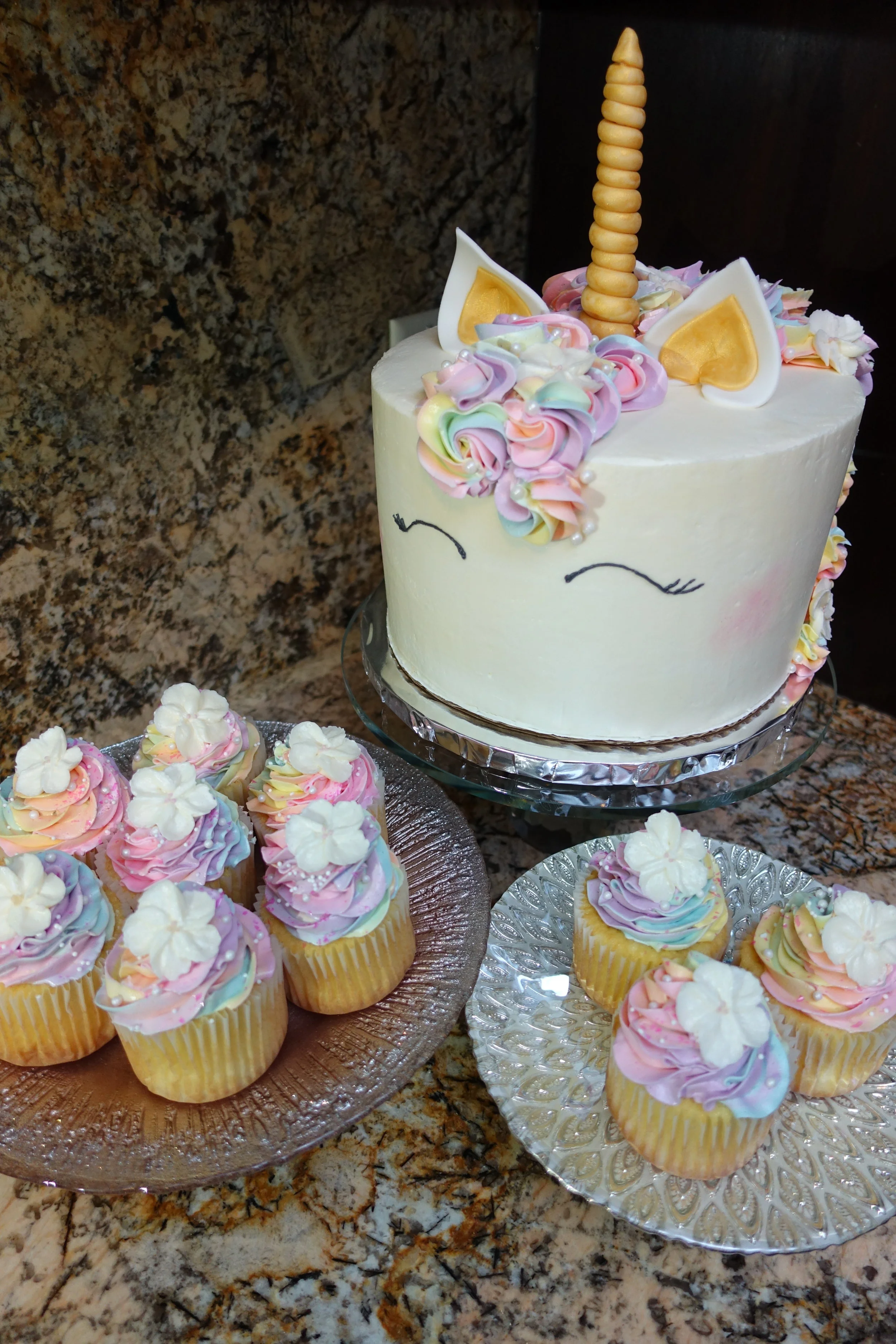 Rainbow Cupcakes