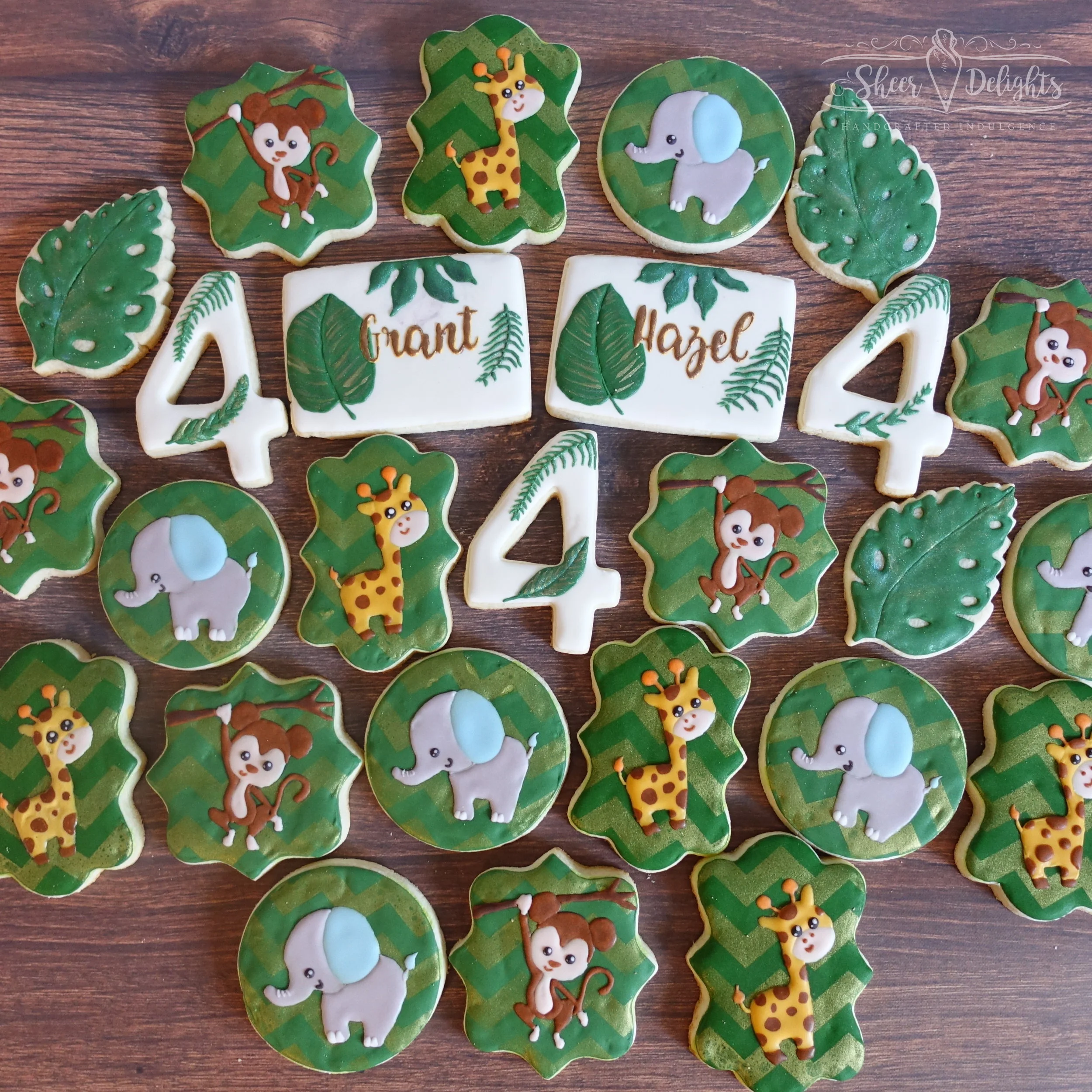 Jungle Animal Cookies