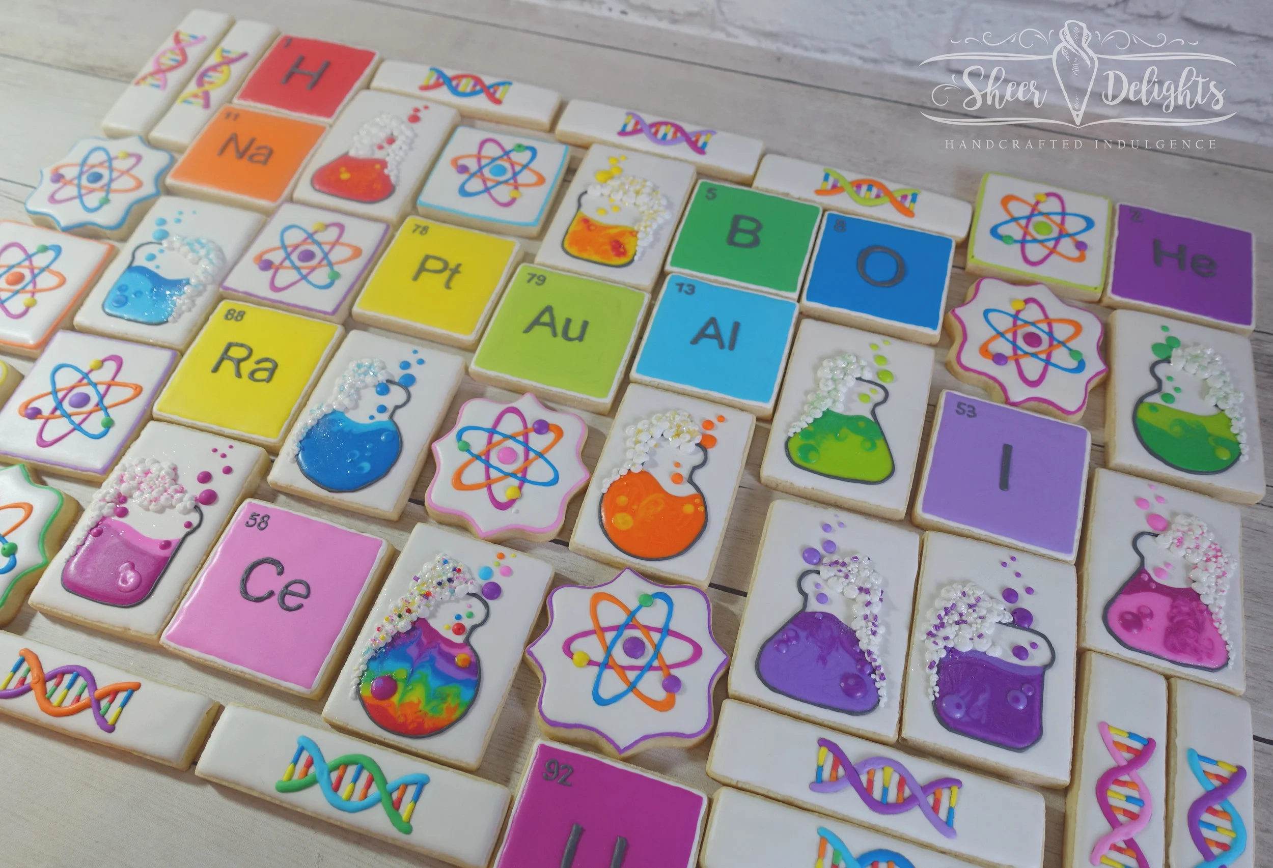 Science and Chemistry Theme Cookies