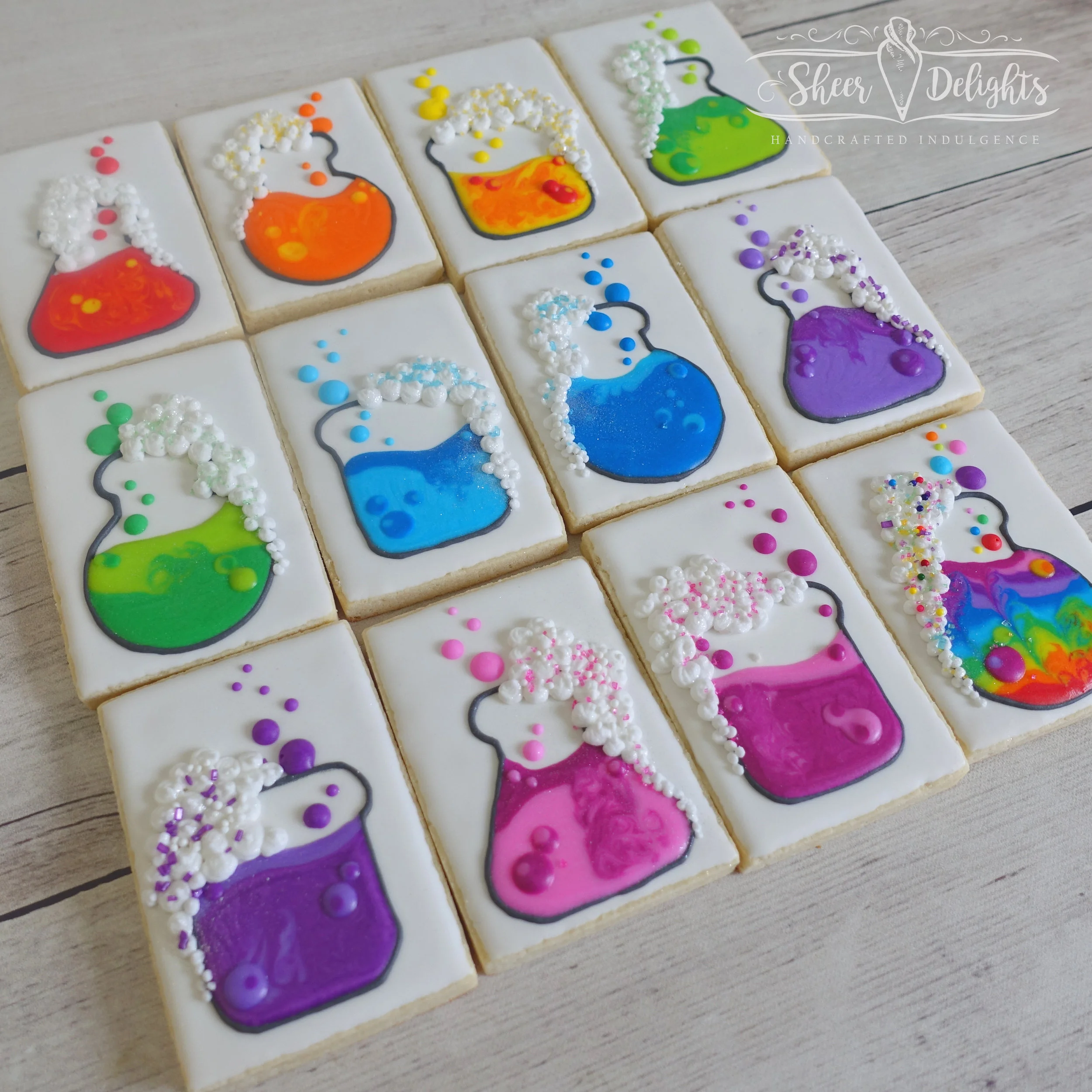 Science and Chemistry Beaker Cookies