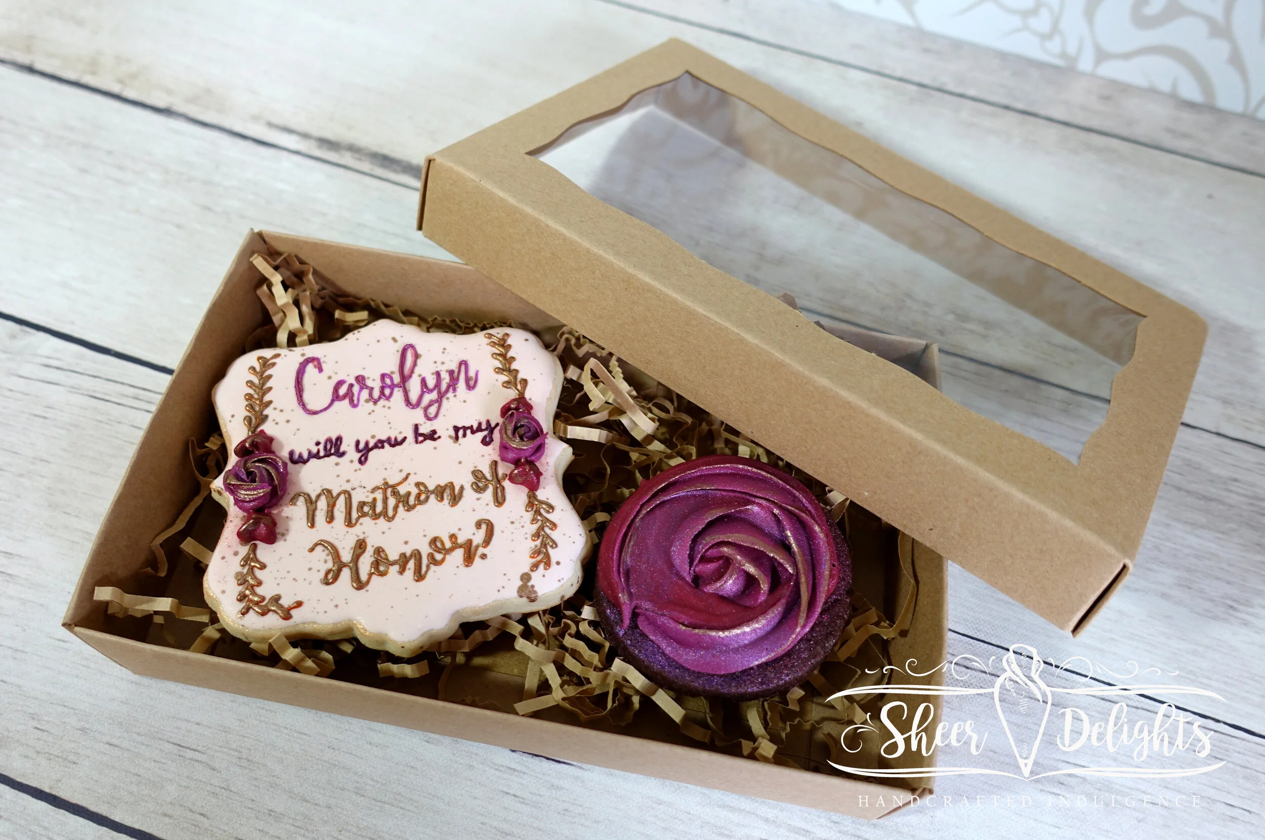 Will You Be My Bridesmaid Cookies