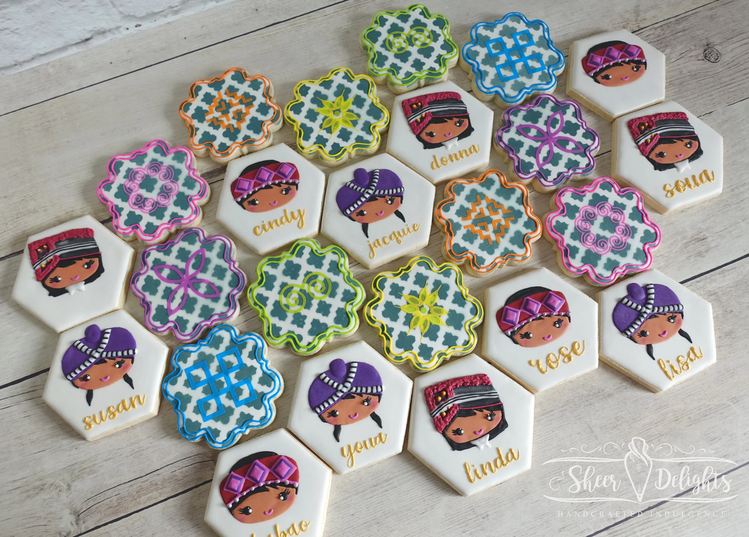 Hmong Culture Inspired Symbols &amp; Motifs Cookies