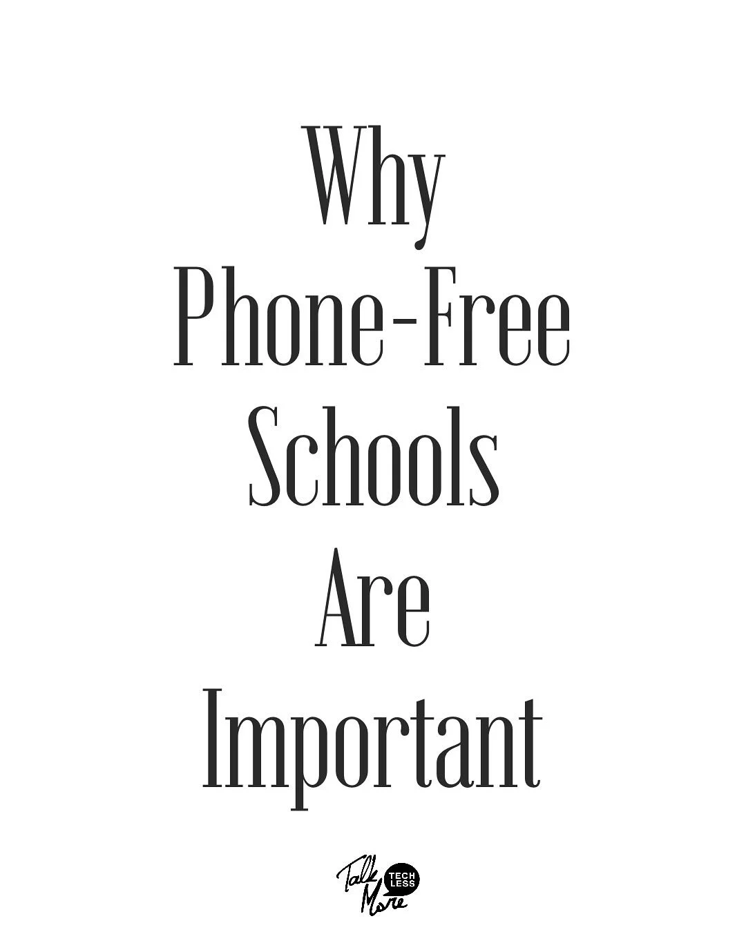 Here&rsquo;s the WHY! 
Many of you know, the Bill I testified in support of, along with our team here in Texas, passed and our schools are going phone-free starting in September. 
I believe education and advocacy are still so important! A solid polic