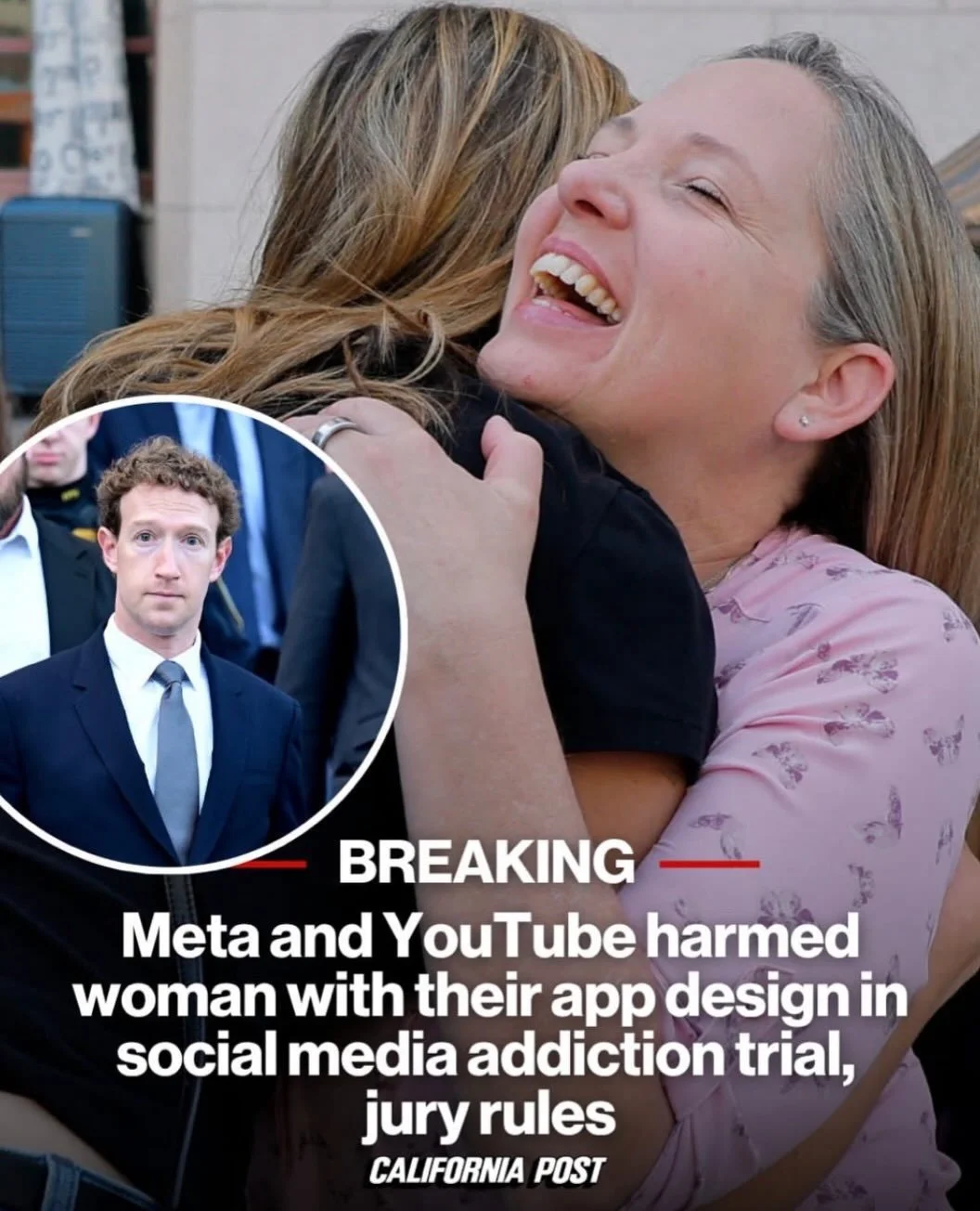 Game changer. We won. Online harms ARE real world harms and are FINALLY having real world accountability. No more hiding behind power, money and industry. 

Every other industry is required to have safeguards for minors. The courts have said, &ldquo;