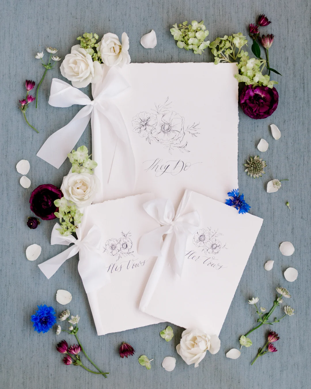 Debbie Wong Design calligrapher anemone vow books soft white.JPG