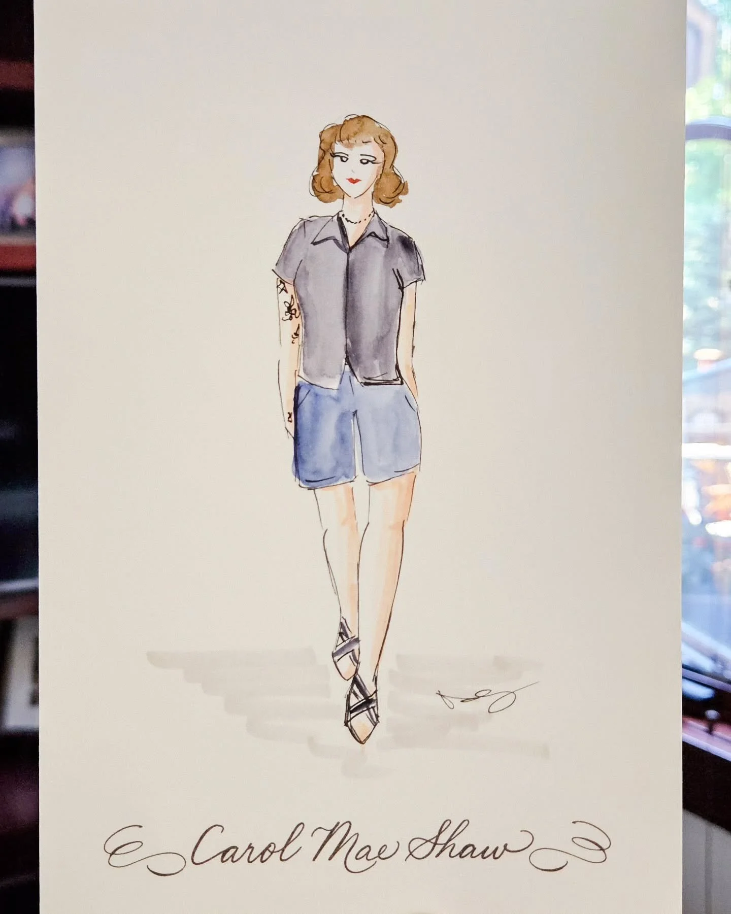 Bringing illustrations to social functions is possible too, like this celebration of life to honour Carol. 

The host kept this activation a secret from their friends and family, and guests were so curious what was happening when they came in. They w