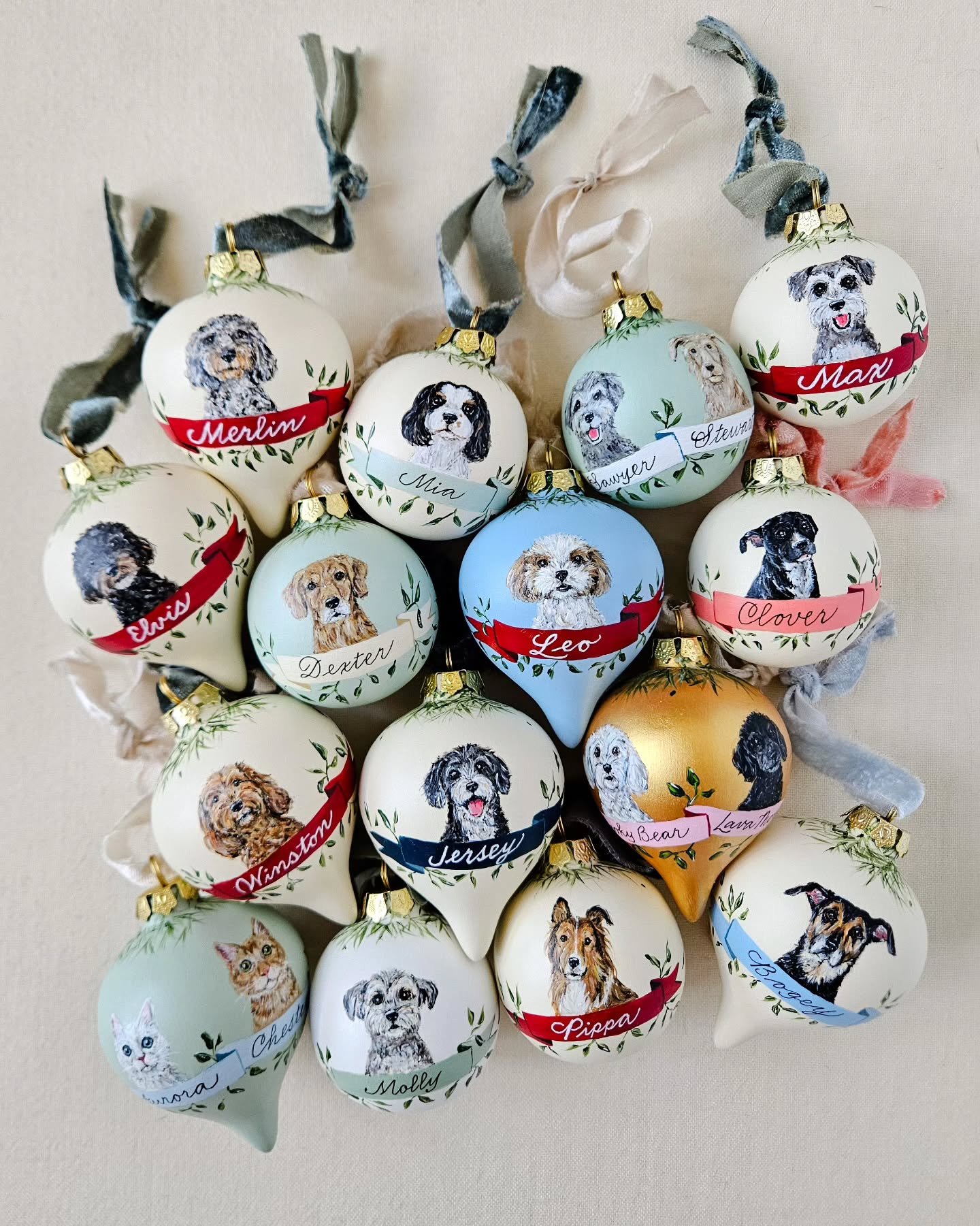 What a year 2025 it has been, and I'm grateful for the all connections and memories made. 🤍&nbsp; All the pets painted in 2025 and I hope they brought so much joy when opened and hung on the tree. 

Happy New Year and hope 2026 will be everything yo