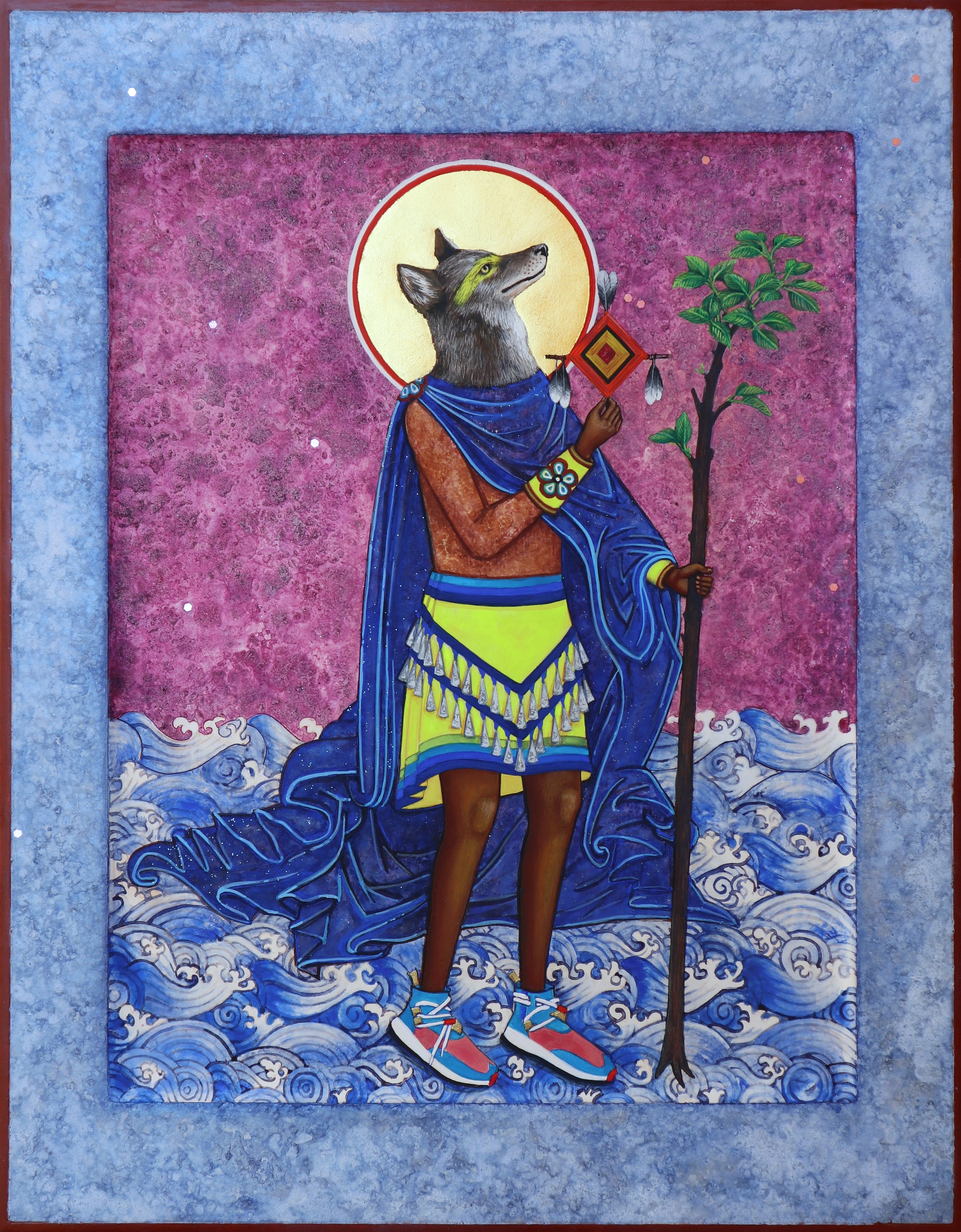 Coywolf Guardian (Full Flower Super Moon)