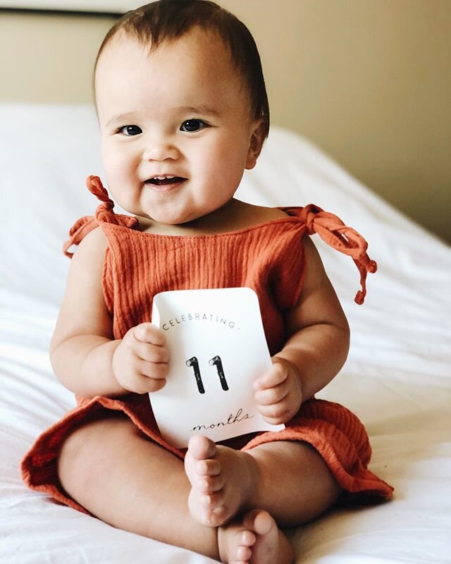 Where did the time go? 🥺 Can&rsquo;t believe this little muffin is turning 1 next month!